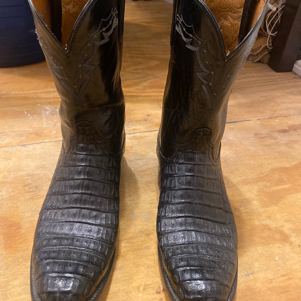 Lucchese alligator boots